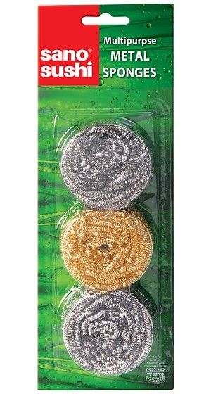  sano sushi metal sponge 3 buc./pachet